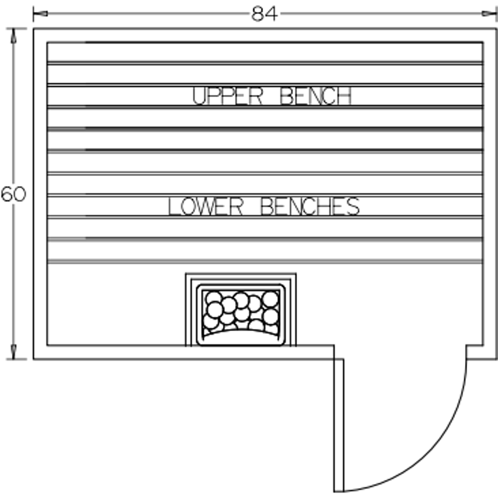 Finnish Sauna Builders 5' x 7' x 7' Pre-Built Indoor Sauna Kit Clear Cedar / Option 6 Finnish Sauna Builders ScreenShot2022-10-04at10.47.45AM.png