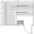 Finnish Sauna Builders 6' x 8' x 7' Pre-Built Indoor Sauna Kit Clear Cedar / Option 1 Finnish Sauna Builders ScreenShot2022-10-04at3.40.59PM.png