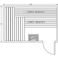 Finnish Sauna Builders 6' x 9' x 7' Pre-Built Indoor Sauna Kit Clear Cedar / Option 1 Finnish Sauna Builders ScreenShot2022-10-04at4.17.28PM.png