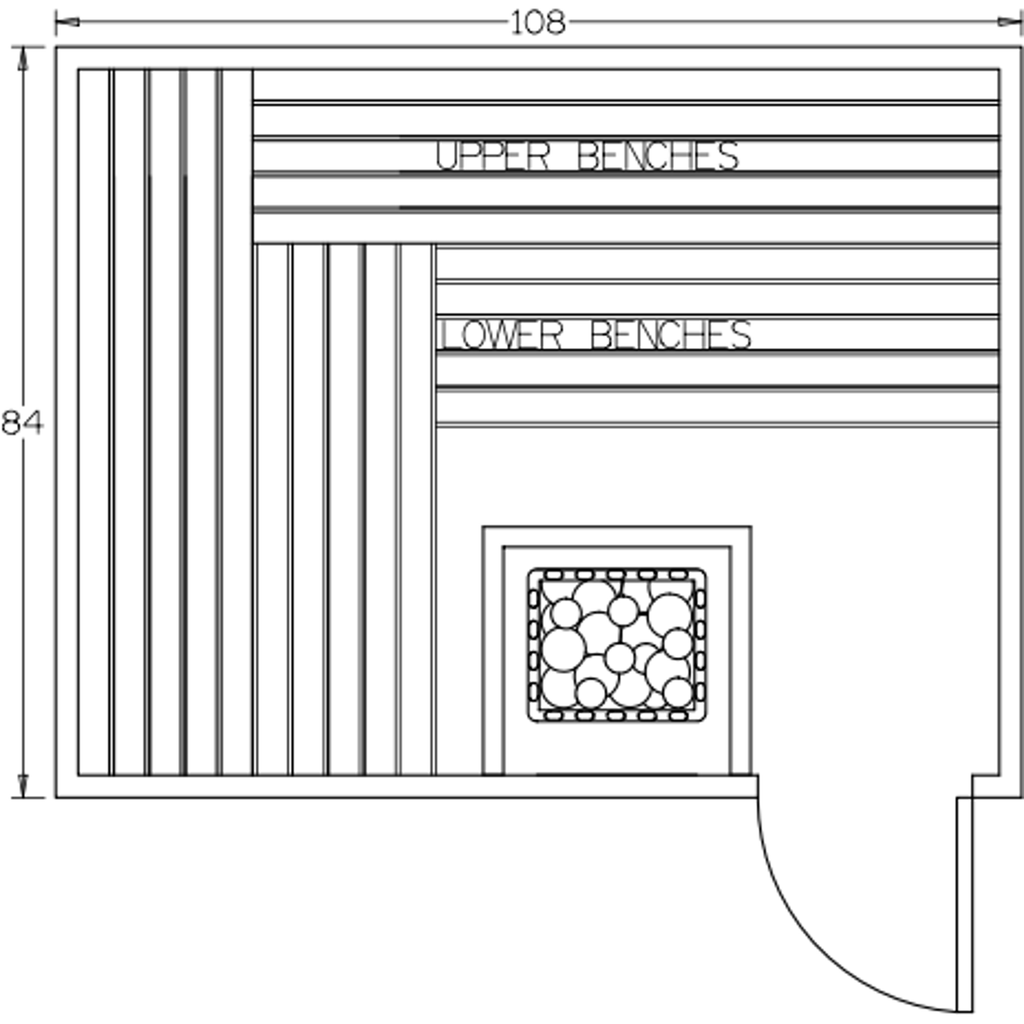 Finnish Sauna Builders 7' x 9' x 7' Pre-Built Indoor Sauna Kit Clear Cedar / Option 1 Finnish Sauna Builders ScreenShot2022-10-04at4.46.11PM.png