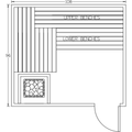 Finnish Sauna Builders 8' x 9' x 7' Pre-Built Indoor Sauna Kit Clear Cedar / Option 1 Finnish Sauna Builders ScreenShot2022-10-04at4.57.15PM.png