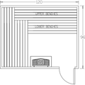 Finnish Sauna Builders 8' x 10' x 7' Pre-Built Indoor Sauna Kit Clear Cedar / Option 1 Finnish Sauna Builders ScreenShot2022-10-04at5.05.10PM.png