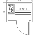 Finnish Sauna Builders 3' x 4' x 7' Pre-Built Indoor Sauna Kit Clear Cedar / Option 1 Finnish Sauna Builders ScreenShot2022-10-04at9.21.52AM.png