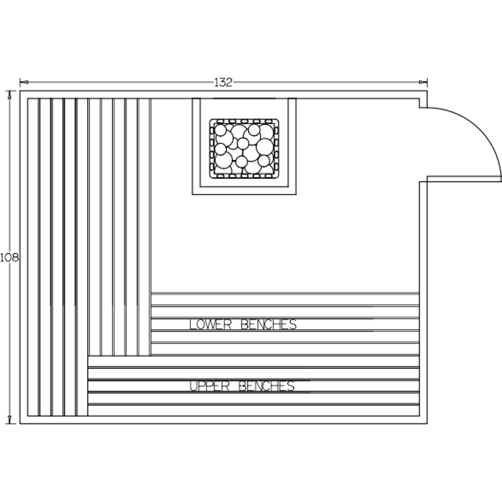 Finnish Sauna Builders 9' x 11' x 7' Pre-Built Indoor Sauna Kit Clear Cedar / Option 2 Finnish Sauna Builders ScreenShot2022-10-05at3.58.56PM.png
