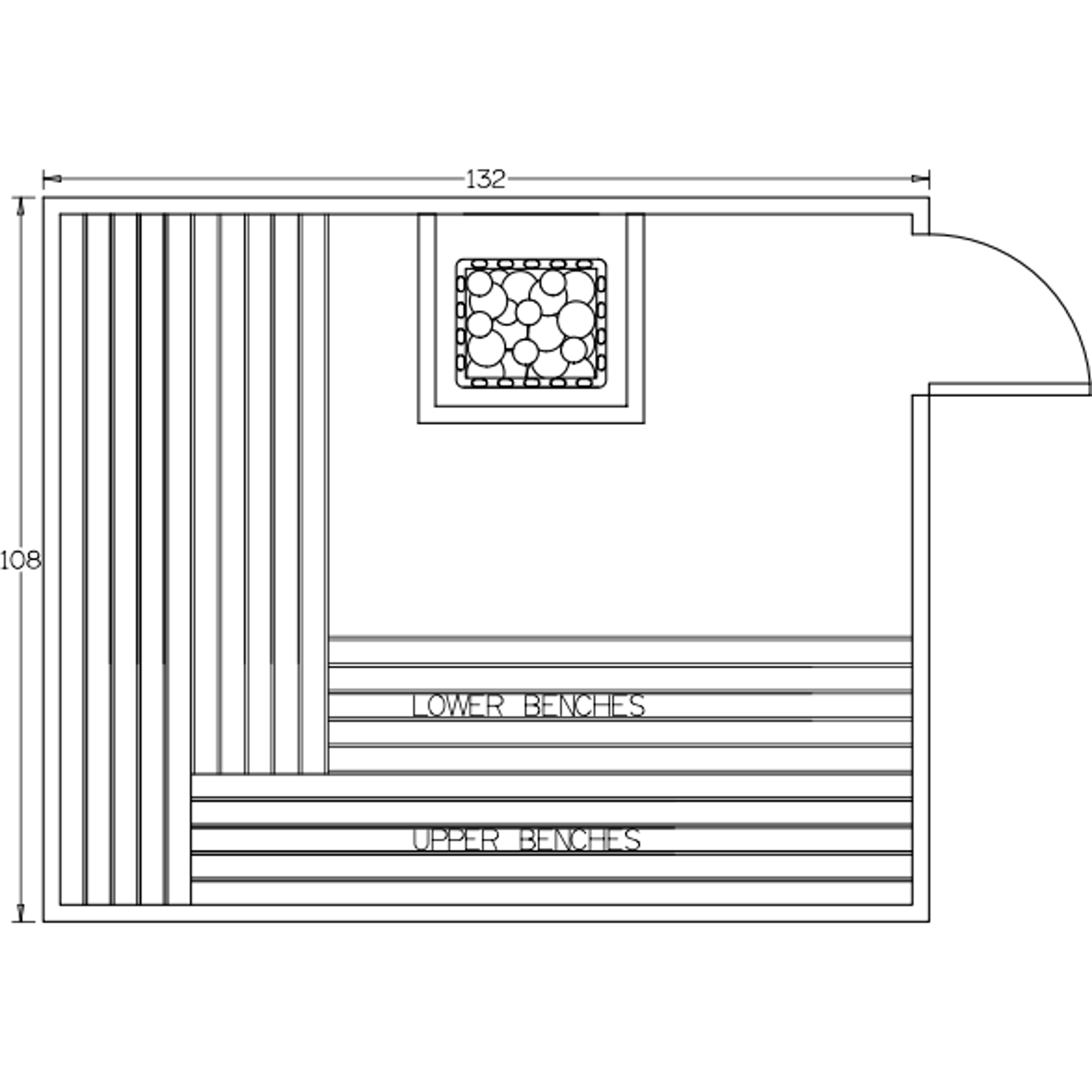 Finnish Sauna Builders 9' x 11' x 7' Pre-Built Indoor Sauna Kit