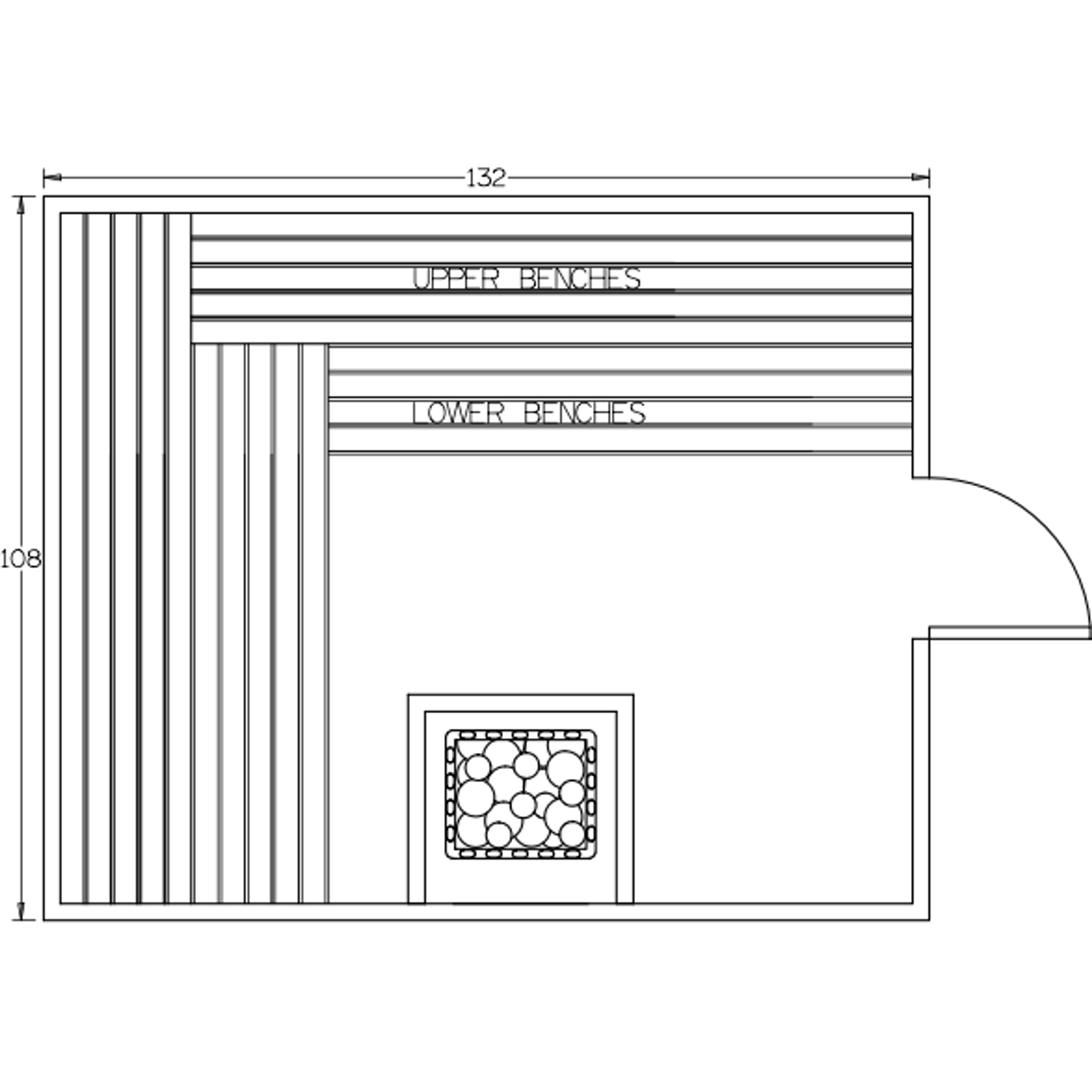 Finnish Sauna Builders 9' x 11' x 7' Pre-Built Indoor Sauna Kit