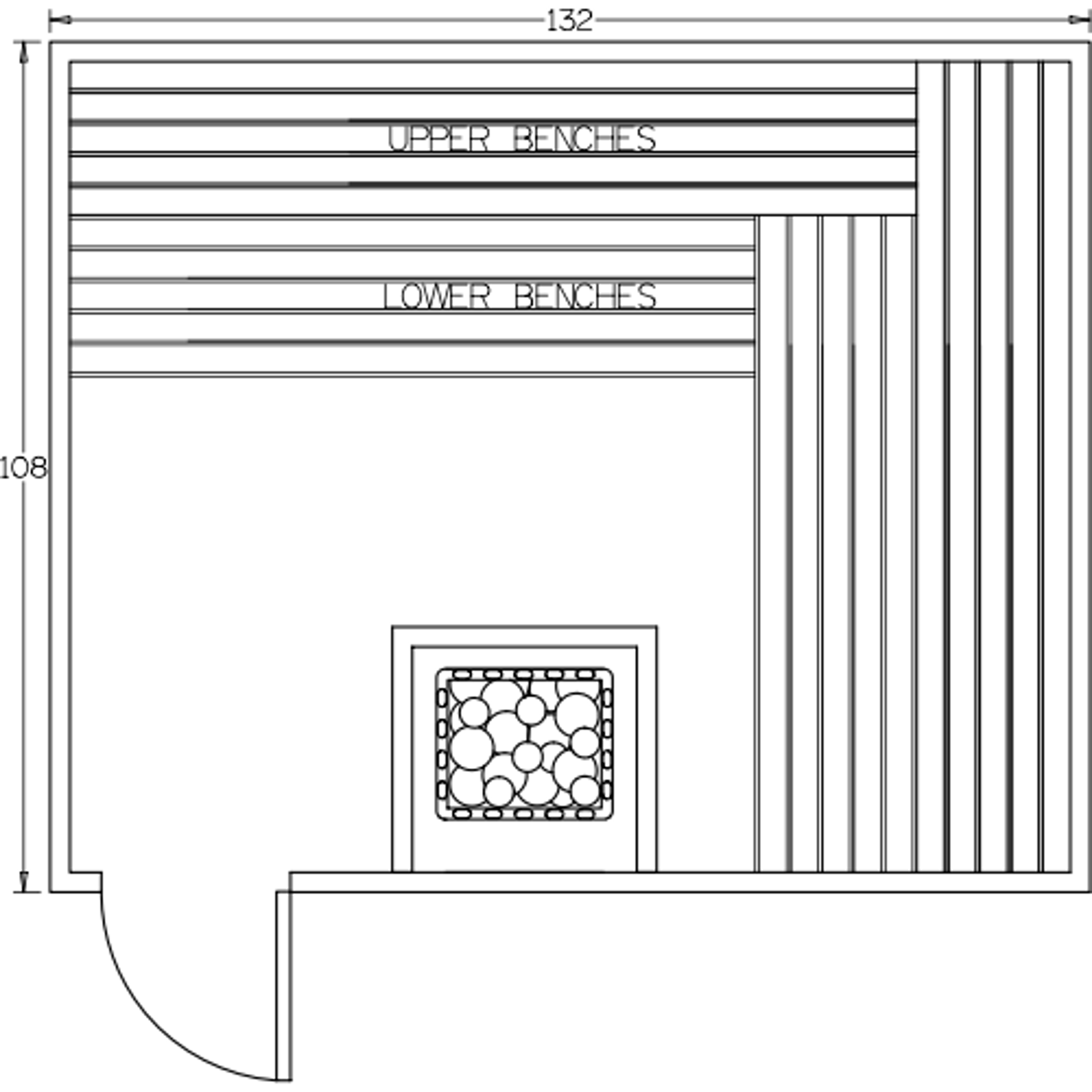 Finnish Sauna Builders 9' x 11' x 7' Pre-Built Indoor Sauna Kit