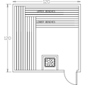 Finnish Sauna Builders 10' x 10' x 7' Pre-Built Indoor Sauna Kit Clear Cedar / Option 1 Finnish Sauna Builders ScreenShot2022-10-05at4.06.11PM.png