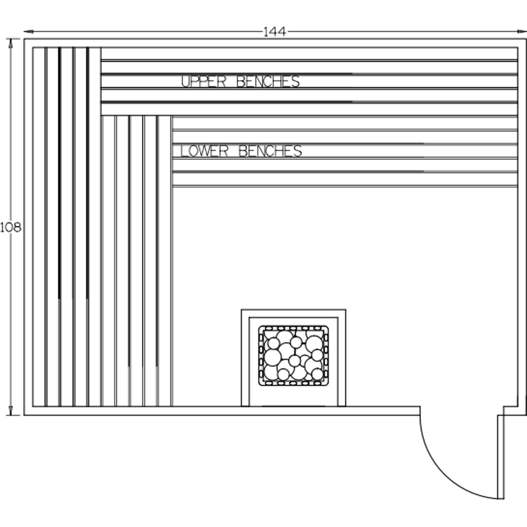 Finnish Sauna Builders 9' x 12' x 7' Pre-Built Indoor Sauna Kit Clear Cedar / Option 7 Finnish Sauna Builders ScreenShot2022-10-05at4.24.10PM.png