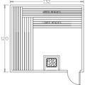 Finnish Sauna Builders 10' x 11' x 7' Pre-Built Indoor Sauna Kit Clear Cedar / Option 1 Finnish Sauna Builders ScreenShot2022-10-05at4.46.35PM.png