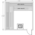 Finnish Sauna Builders 11' x 11' x 7' Pre-Built Indoor Sauna Kit Clear Cedar / Option 1 Finnish Sauna Builders ScreenShot2022-10-05at4.54.27PM.png