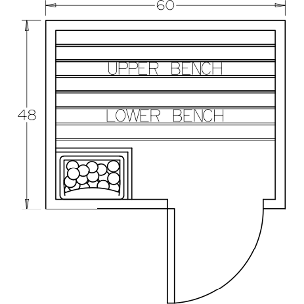 Finnish Sauna Builders 4' x 5' x 7' Pre-Built Outdoor Sauna Kit with A-Frame Cedar Shake Roof Option 2 / Without Floor,Option 2 / With Floor Finnish Sauna Builders ScreenShot2022-10-07at10.33.31AM.png