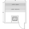 Finnish Sauna Builders 7' x 7' x 7' Pre-Cut Sauna Kit Option 1 / 7 Foot Tall / No Backrest,Option 1 / 7 Foot Tall / Backrest + $300.30,Option 1 / 8 Foot Tall + $397.32 / No Backrest,Option 1 / 8 Foot Tall + $397.32 / Backrest + $300.30 Finnish Sauna Build