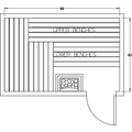 Finnish Sauna Builders 5' x 8' x 7' Pre-Cut Sauna Kit Option 1 / 7 Foot Tall / No Backrest,Option 1 / 7 Foot Tall / Backrest - $343.20,Option 1 / 8 Foot Tall + $368.94 / No Backrest,Option 1 / 8 Foot Tall + $368.94 / Backrest - $343.20 Finnish Sauna Build