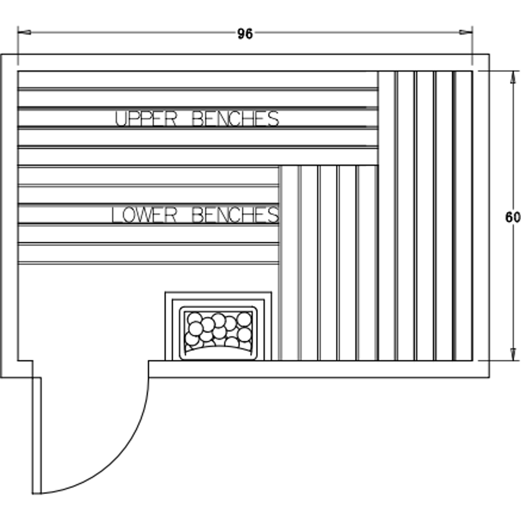 Finnish Sauna Builders 5' x 8' x 7' Pre-Cut Sauna Kit Option 6 / 7 Foot Tall / No Backrest,Option 6 / 7 Foot Tall / Backrest - $343.20,Option 6 / 8 Foot Tall + $368.94 / No Backrest,Option 6 / 8 Foot Tall + $368.94 / Backrest - $343.20 Finnish Sauna Build