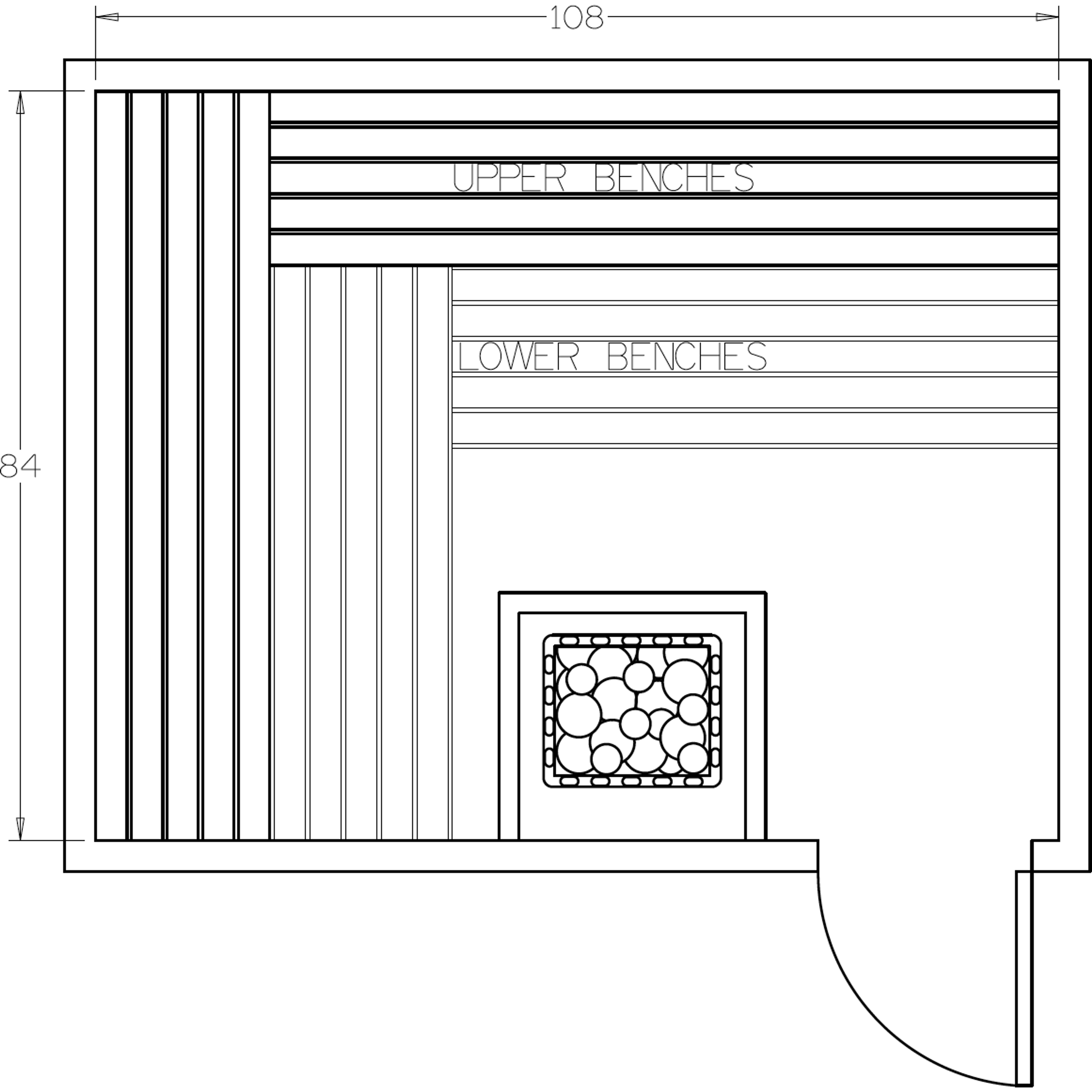 Finnish Sauna Builders 7' x 9' x 7' Pre-Cut Sauna Kit Option 1 / 7 Foot Tall / No Backrest,Option 1 / 7 Foot Tall / Backrest + $386.10,Option 1 / 8 Foot Tall + $454.08 / No Backrest,Option 1 / 8 Foot Tall + $454.08 / Backrest + $386.10 Finnish Sauna Build