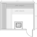Finnish Sauna Builders 8' x 10' x 7' Pre-Cut Sauna Kit Option 1 / 7 Foot Tall / No Backrest,Option 1 / 7 Foot Tall / Backrest + $429.00,Option 1 / 8 Foot Tall + $510.84 / No Backrest,Option 1 / 8 Foot Tall + $510.84 / Backrest + $429.00 Finnish Sauna Buil