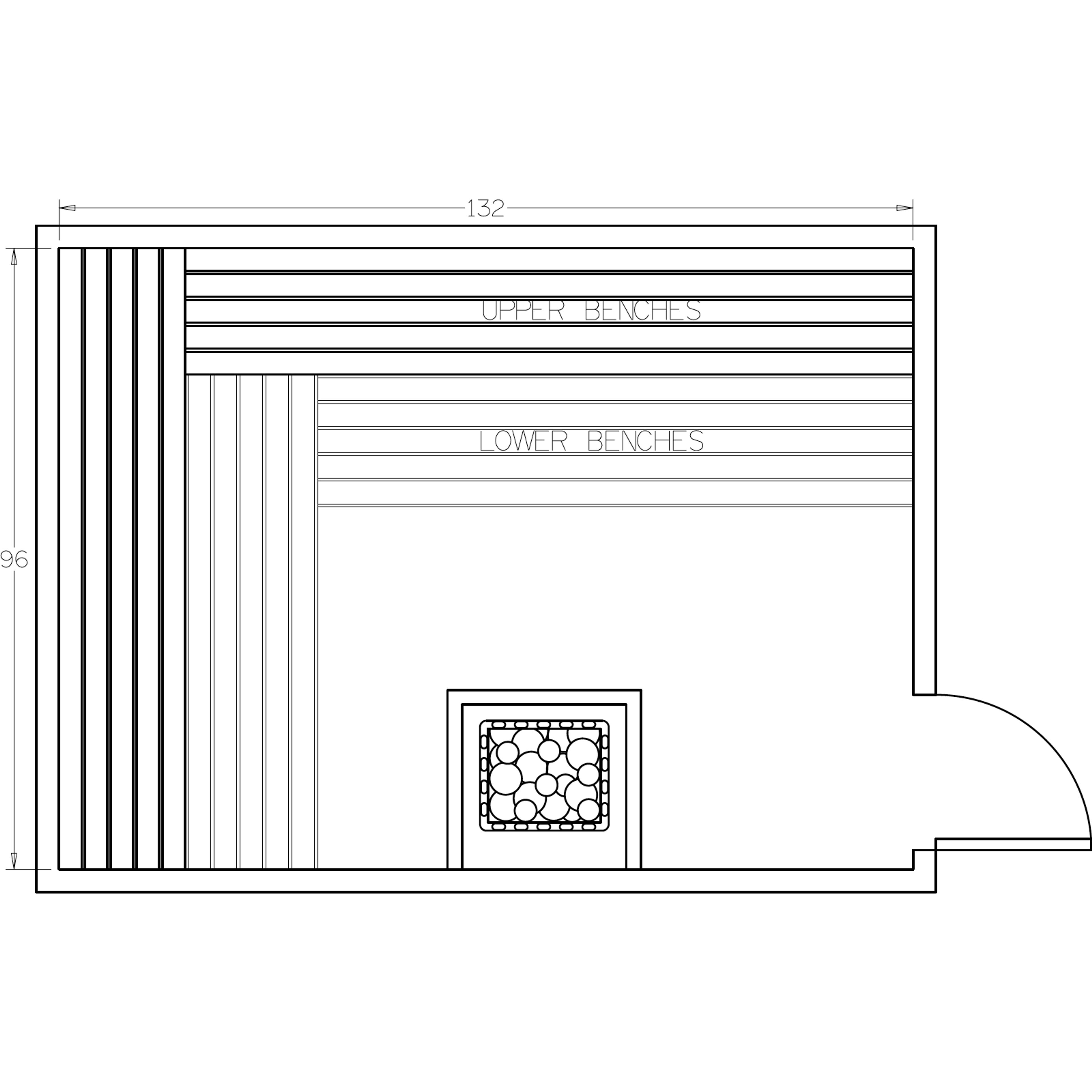 Finnish Sauna Builders 8' x 11' x 7' Pre-Cut Sauna Kit Option 6 / 7 Foot Tall / No Backrest,Option 6 / 7 Foot Tall / Backrest + $471.90,Option 6 / 8 Foot Tall + $539.22 / No Backrest,Option 6 / 8 Foot Tall + $539.22 / Backrest + $471.90 Finnish Sauna Buil