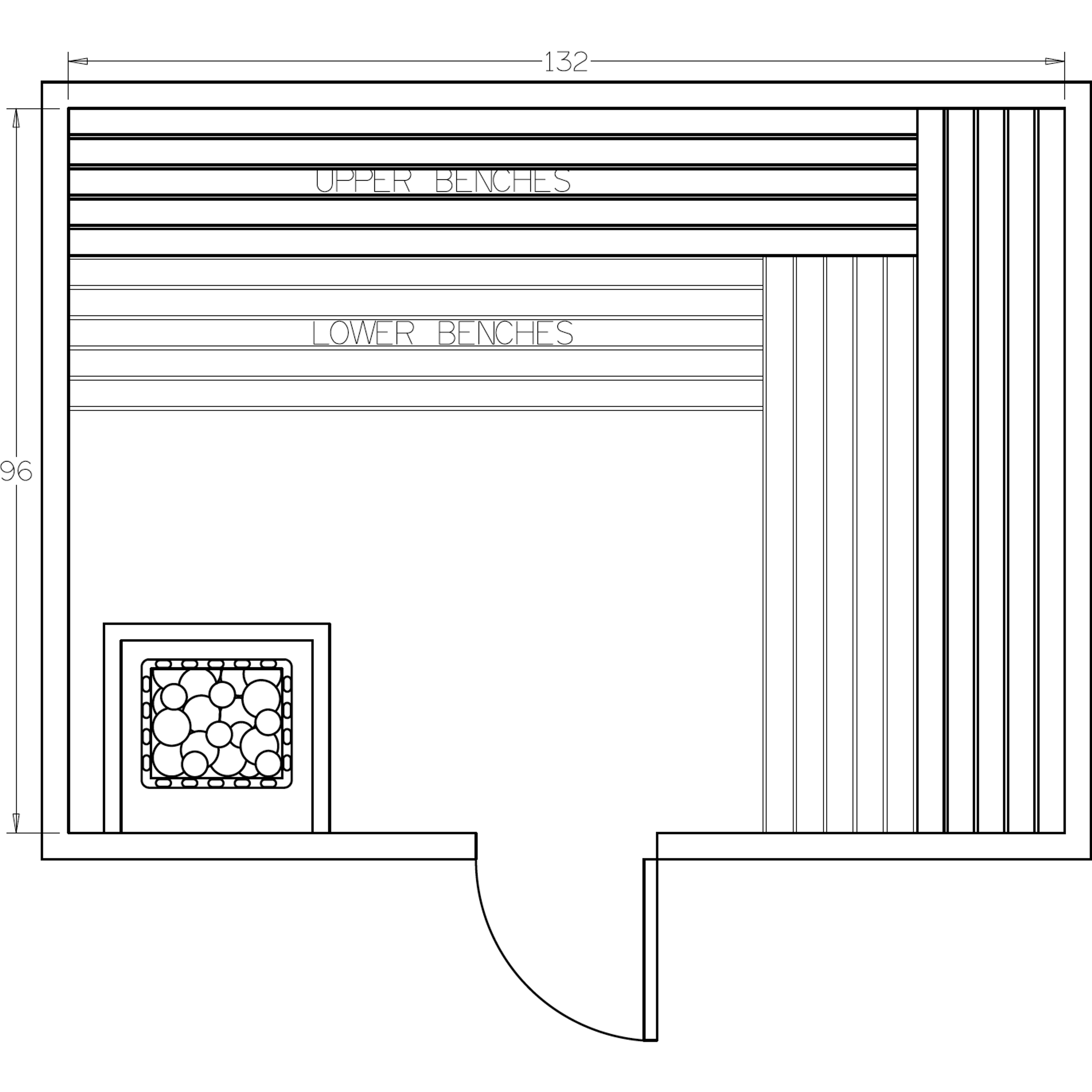 Finnish Sauna Builders 8' x 11' x 7' Pre-Cut Sauna Kit Option 9 / 7 Foot Tall / No Backrest,Option 9 / 7 Foot Tall / Backrest + $471.90,Option 9 / 8 Foot Tall + $539.22 / No Backrest,Option 9 / 8 Foot Tall + $539.22 / Backrest + $471.90 Finnish Sauna Buil