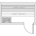 Finnish Sauna Builders 4' x 7' x 7' Pre-Cut Sauna Kit Option 1 / 7 Foot Tall / No Backrest,Option 1 / 7 Foot Tall / Backrest - $300.30,Option 1 / 8 Foot Tall - $312.18 / No Backrest,Option 1 / 8 Foot Tall - $312.18 / Backrest - $300.30 Finnish Sauna Build