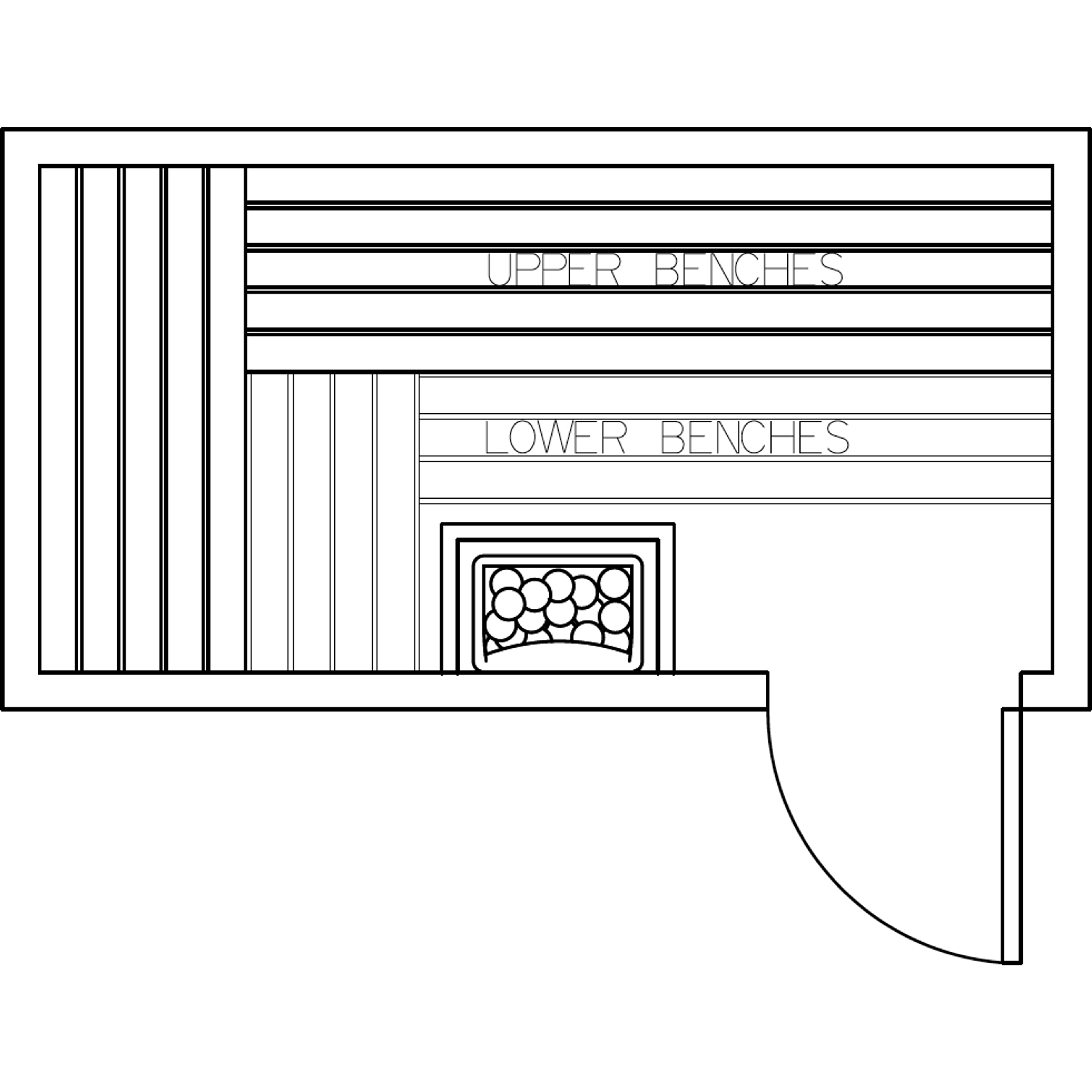 Finnish Sauna Builders 4' x 8' x 7' Pre-Cut Sauna Kit Option 1 / 7 Foot Tall / No Backrest,Option 1 / 7 Foot Tall / Backrest - $343.20,Option 1 / 8 Foot Tall + $340.56 / No Backrest,Option 1 / 8 Foot Tall + $340.56 / Backrest - $343.20 Finnish Sauna Build