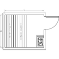 Finnish Sauna Builders 5' x 6' x 7' Pre-Cut Sauna Kit Option 1 / 7 Foot Tall / No Backrest,Option 1 / 7 Foot Tall / Backrest - $257.40,Option 1 / 8 Foot Tall - $312.18 / No Backrest,Option 1 / 8 Foot Tall - $312.18 / Backrest - $257.40 Finnish Sauna Build