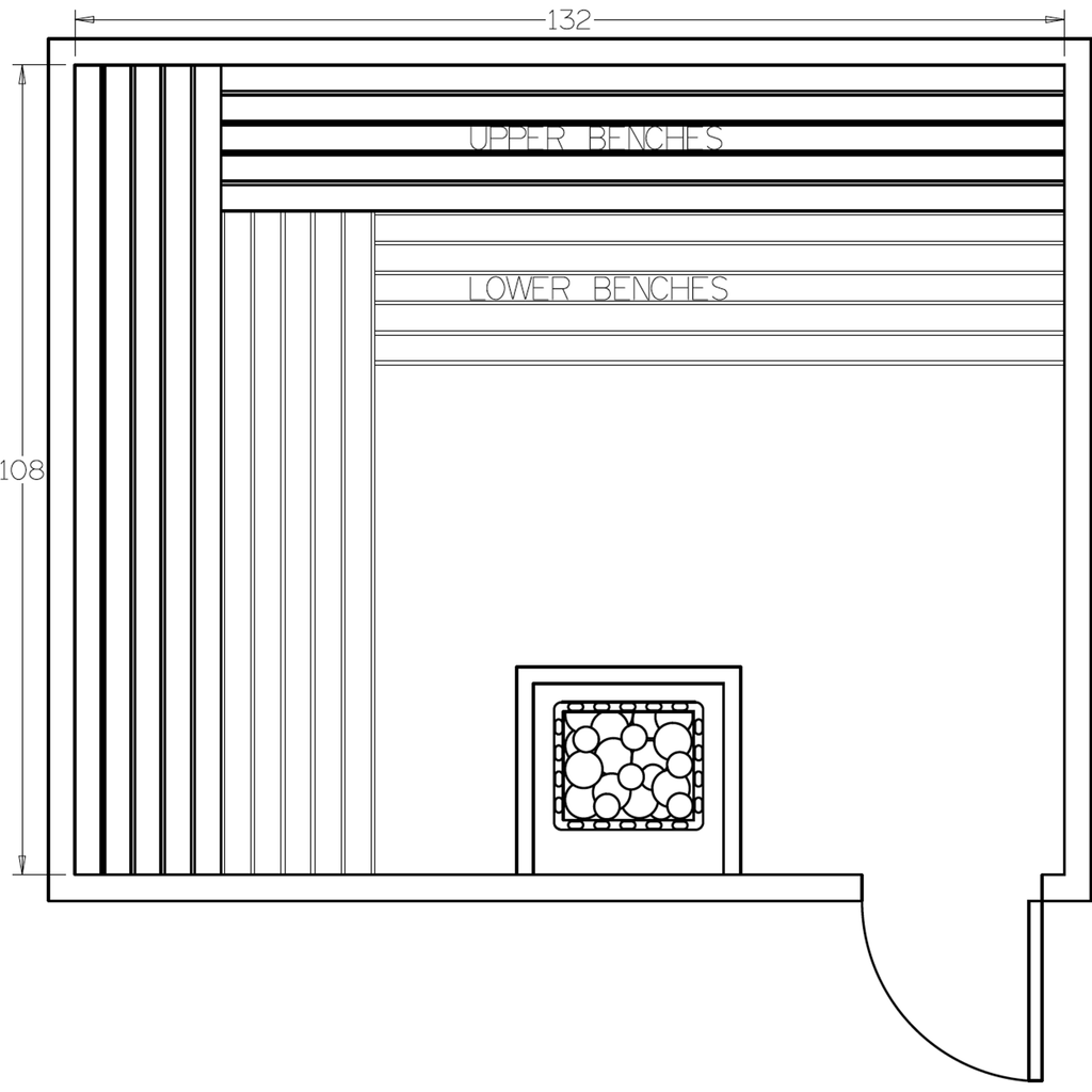 Finnish Sauna Builders 9' x 11' x 7' Pre-Cut Sauna Kit Option 7 / 7 Foot Tall / No Backrest Finnish Sauna Builders Screenshot2022-09-28at2.29.55PM.png
