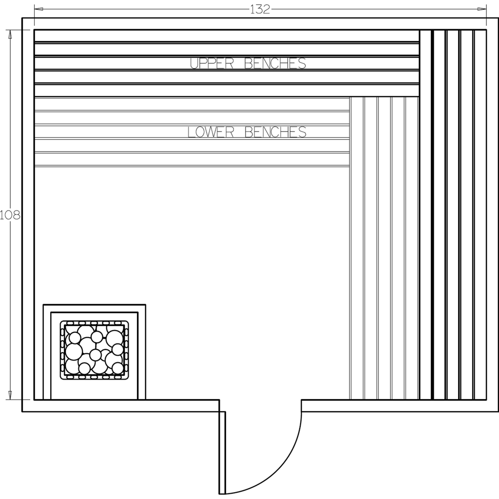 Finnish Sauna Builders 9' x 11' x 7' Pre-Cut Sauna Kit Option 10 / 7 Foot Tall / No Backrest Finnish Sauna Builders Screenshot2022-09-28at2.30.33PM.png
