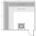 Finnish Sauna Builders 10' x 11' x 7' Pre-Cut Sauna Kit Option 1 / 7 Foot Tall / No Backrest,Option 1 / 7 Foot Tall / Backrest + $471.90,Option 1 / 8 Foot Tall + $595.98 / No Backrest,Option 1 / 8 Foot Tall + $595.98 / Backrest + $471.90 Finnish Sauna Bui