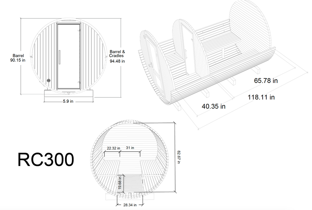 Thermory 4 Person Barrel Sauna No 80 DIY Kit with Changing Room and Window Thermally Modified Spruce Thermory Screenshot2024-01-07at5.37.39PM_101b5348-64ee-445b-986c-6fea3d23fb7b.png