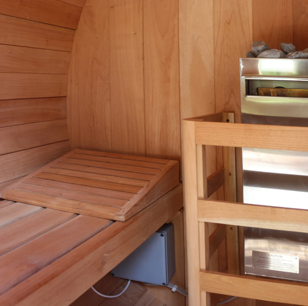 Scandia Electric Barrel Sauna Kit 6 W x 4 D x 6 H / Wood,6 W x 4 D x 6 H / Glass,6 W x 5 D x 6 H / Wood,6 W x 5 D x 6 H / Glass,6 W x 6 D x 6 H / Wood,6 W x 6 D x 6 H / Glass,6 W x 7 D x 6 H / Wood,6 W x 7 D x 6 H / Glass,6 W x 8 D x 6 H / Wood,6 W x 8 D 