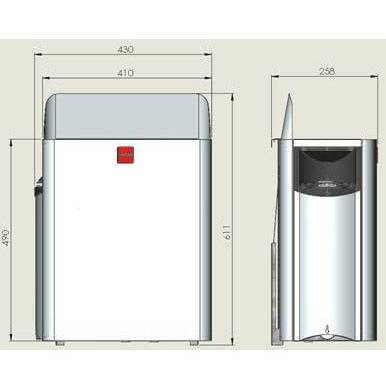 Harvia Wall Sauna Heater 8kw Stainless Steel with Built-In Controls(250-425cf) Stainless Steel,Black Stainless Steel Harvia The-Wall_matala-malli_mitat_95c7eed3-873d-4e4d-a91c-2dbce5093bbf.jpg