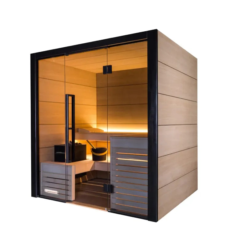 Thermasol Fuji up to 3-5 People Pre-Assembled Indoor Sauna Medium,Large ThermaSol ThermasolFujiIndoorSauna00.webp