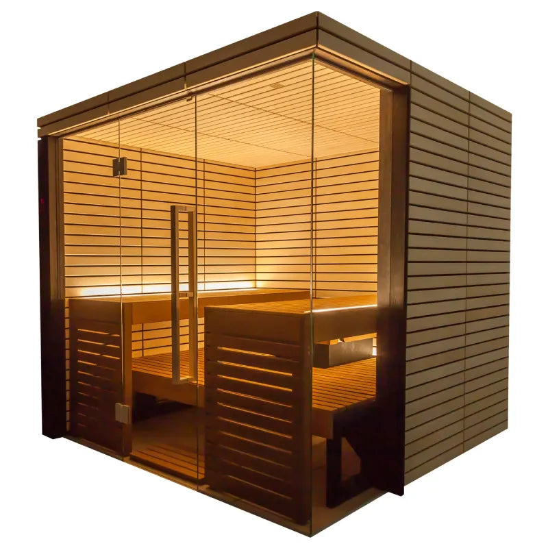 Thermasol Lindea View up to 4-6 People Pre-Assembled Indoor Sauna Small,Large ThermaSol ThermasolLindeaViewIndoorSauna00.webp