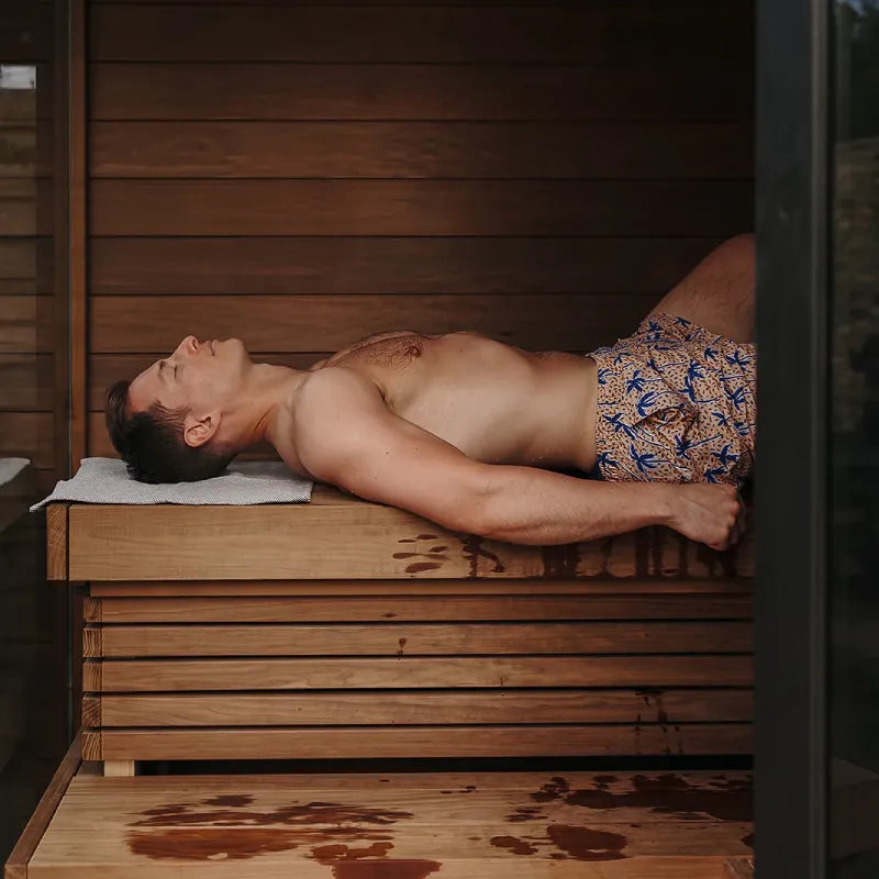 Thermasol Nordic Misty up to 4-5 People Fully Assembled Outdoor Sauna Small / Left / Virta Heater,Small / Left / Wood Burning,Small / Right / Virta Heater,Small / Right / Wood Burning,Medium / Left / Virta Heater,Medium / Left / Wood Burning,Medium / Righ