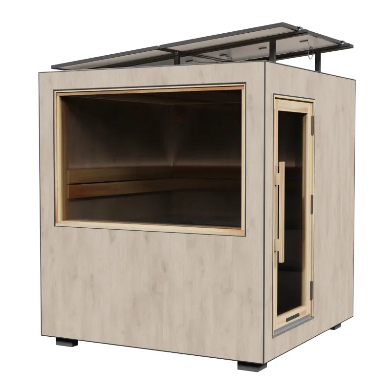 Thermasol Solaris up to 4-5 People Fully Assembled Outdoor Sauna Small,Medium ThermaSol ThermasolSolarisOutdoorSauna00.webp