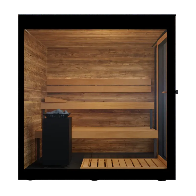 Thermasol Vera 2-3 People Fully Assembled Outdoor Sauna Left,Right ThermaSol ThermasolVeraOutdoorSauna02.webp