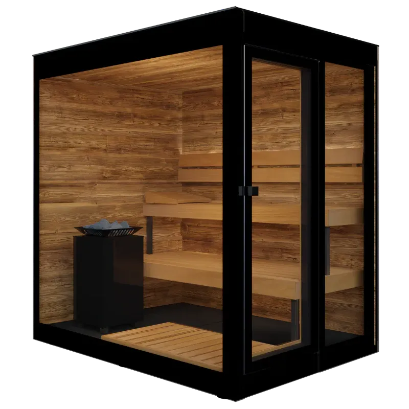 Thermasol Vera 2-3 People Fully Assembled Outdoor Sauna Left,Right ThermaSol ThermasolVeraOutdoorSauna03.webp