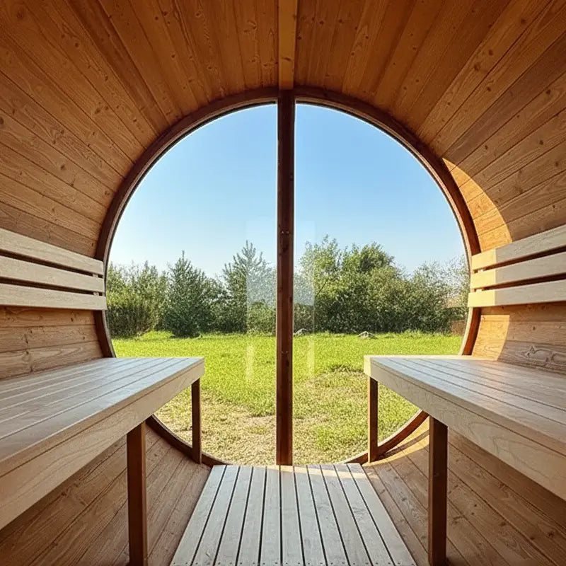 Thermory 4-Person Barrel Sauna