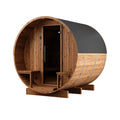 Thermory 4 Person Barrel Sauna No 61 DIY Kit with Porch