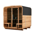 Thermory 4 Person Square Sauna No 43 DIY Kit with Terrace