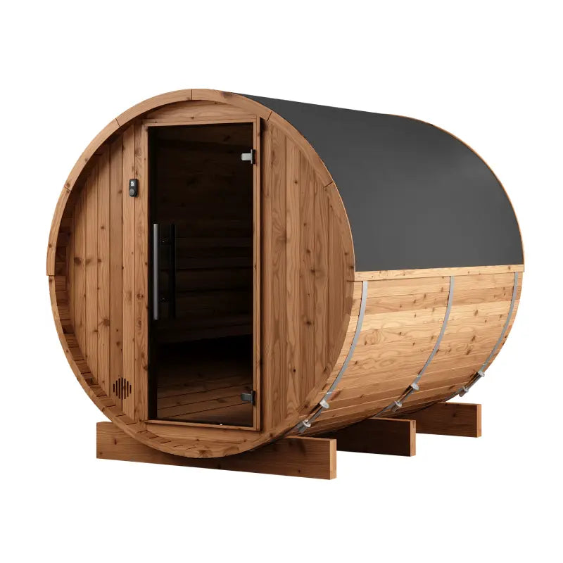 Thermory 6 Person Barrel Sauna No 50 DIY Kit with Window
