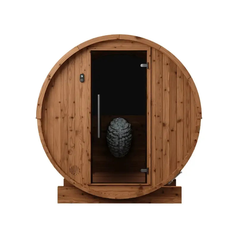 Thermory 6 Person Barrel Sauna No 62 DIY Kit with Window