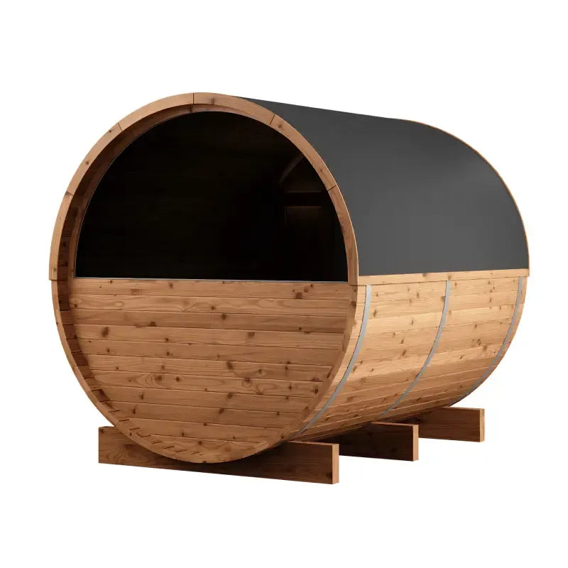 Thermory 6 Person Barrel Sauna No 62 DIY Kit with Window