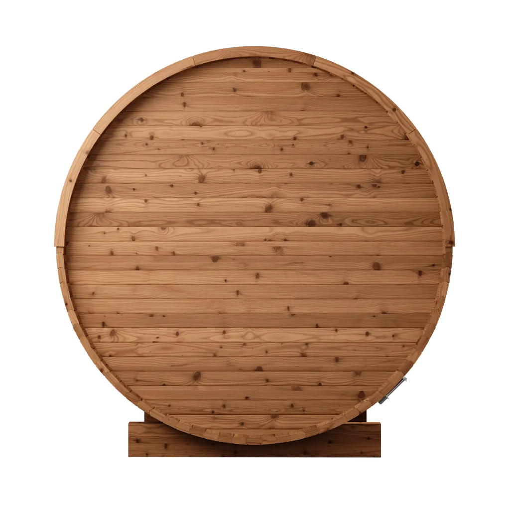 Thermory 6 Person Barrel Sauna No 83 DIY Kit with Terrace Thermally Modified Spruce Thermory Thermory_6_Person_Barrel_Sauna_No_83_DIY_Kit_with_Terrace_02.webp