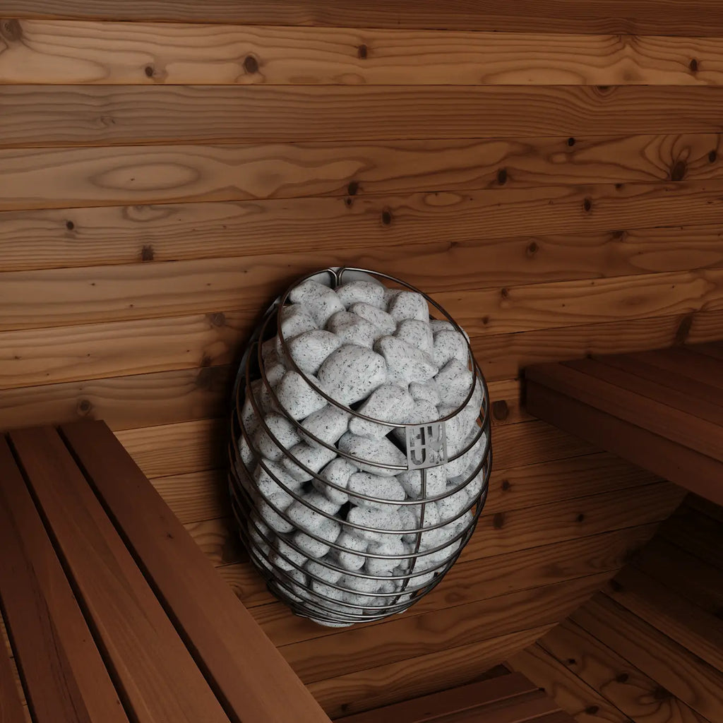 Thermory 6 Person Barrel Sauna No 83 DIY Kit with Terrace Thermally Modified Spruce Thermory Thermory_6_Person_Barrel_Sauna_No_83_DIY_Kit_with_Terrace_03.webp