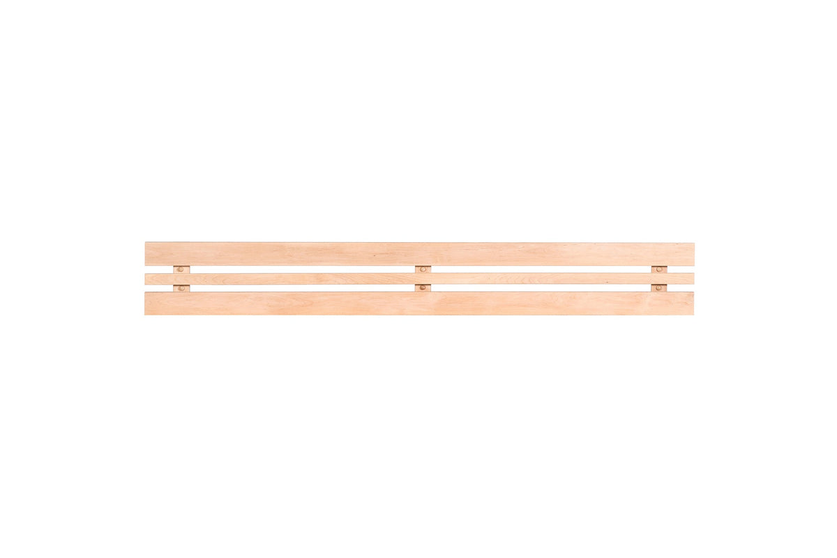 Alder Prebuilt Sauna Backrest - 81in Long by Thermory