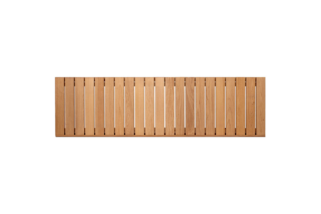 Thermally Modified Aspen Prebuilt Sauna Bench - 94.5in Long by Thermory