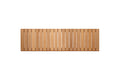 Thermally Modified Aspen Prebuilt Sauna Bench - 94.5in Long by Thermory