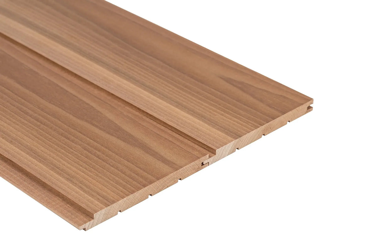 Thermo Magnolia Sauna Wall Boards - Profile STS10 by Thermory
